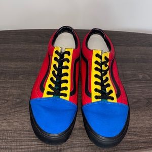 Custom Color Block Vans